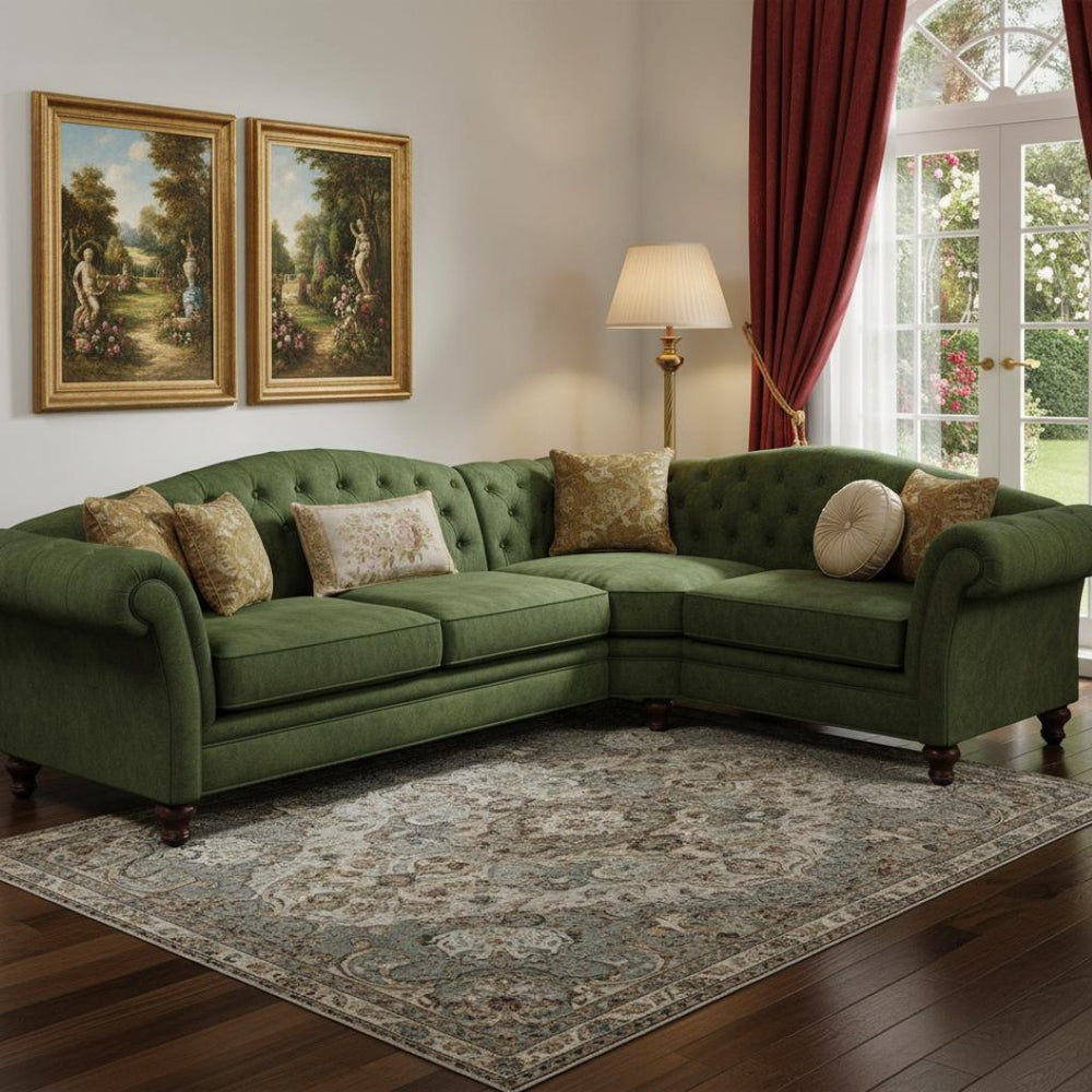 HomeRoots 10' X 14' Brown And Beige Oriental Area Rug – Durable, Washable, UV-Protected for High-Traffic Homes 695834