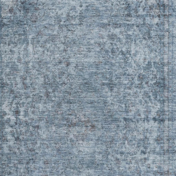 HomeRoots 9' X 12' Blue and Gray Oriental Area Rug – Stylish, Stain-Resistant, UV-Protected for Family Spaces 695839