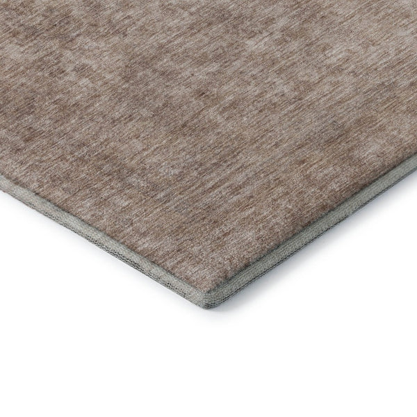 HomeRoots 9' X 12' Copper And Rust Oriental Area Rug - Durable, Washable, UV-Protected for Busy Homes & Pets 695845