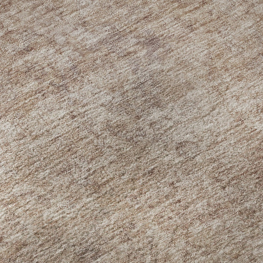 HomeRoots 10' X 14' Copper and Rust Oriental Washable Area Rug with UV Protection for Easy Care & Durability 695846