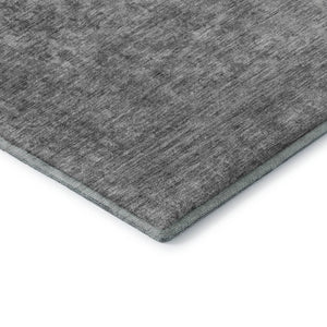 HomeRoots 9' X 12' Gray And Silver Oriental Washable Area Rug – Stylish, Durable, UV-Protected for Busy Homes 695851