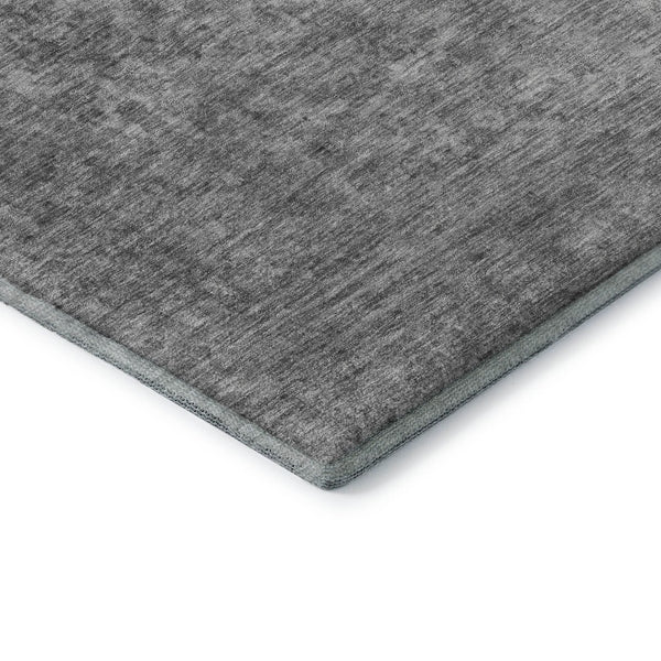 HomeRoots 9' X 12' Gray And Silver Oriental Washable Area Rug – Stylish, Durable, UV-Protected for Busy Homes 695851