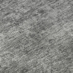 HomeRoots 9' X 12' Gray And Silver Oriental Washable Area Rug – Stylish, Durable, UV-Protected for Busy Homes 695851