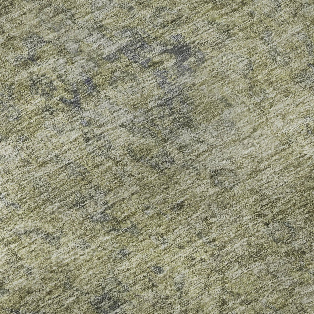 HomeRoots 9' X 12' Sage and Gray Oriental Area Rug - Washable, UV Protected, Durable for Busy Living Spaces 695863