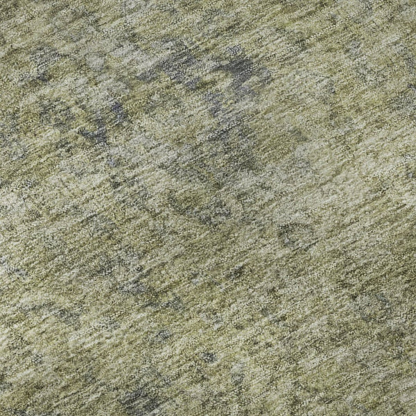 HomeRoots 10' X 14' Sage and Gray Oriental Washable Area Rug - Stain Resistant, UV Protected, Easy Care Design 695864