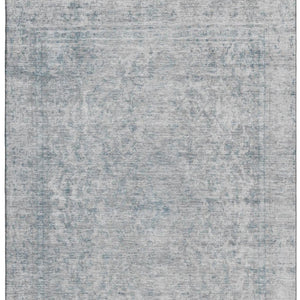 HomeRoots 5' X 8' Silver and Gray Oriental Area Rug – Stylish, Durable, Washable with UV Protection for Any Room 695866