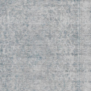 HomeRoots 8' X 10' Silver and Gray Oriental Area Rug – Washable, UV-Protected, Soft, Durable, and Stylish! 695868