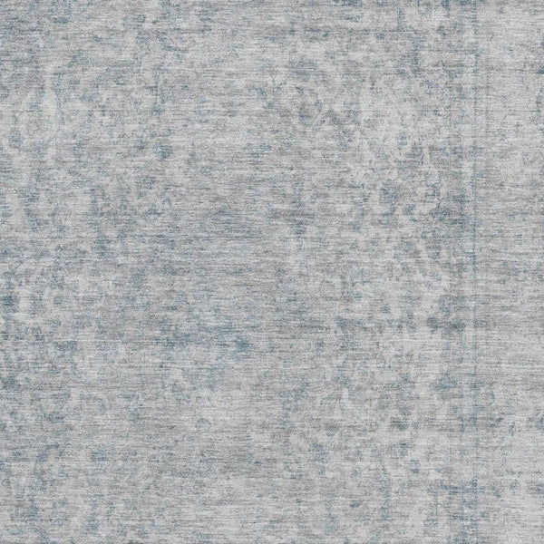 HomeRoots 8' X 10' Silver and Gray Oriental Area Rug – Washable, UV-Protected, Soft, Durable, and Stylish! 695868