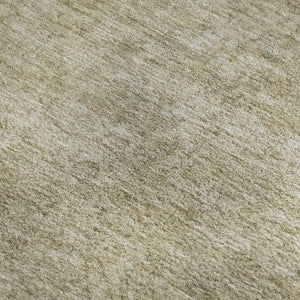 HomeRoots 10' Elegant Tan and Beige Oriental Washable Area Rug with UV Protection for Family-Friendly Living 695876