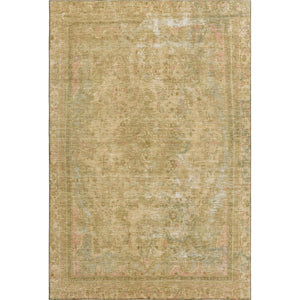 HomeRoots 9' X 12' Coral And Beige Floral Medallion Area Rug - Stylish, Washable, Durable & UV Protected! 695899
