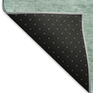 HomeRoots 5' X 8' Aqua And Teal Oriental Area Rug – Washable, UV-Protected, Stain-Resistant & Pet-Friendly! 695926
