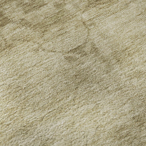 HomeRoots 8' Beige and Taupe Oriental Round Rug – Washable, UV Protected, Durable for Busy Homes & Stylish Décor 695933