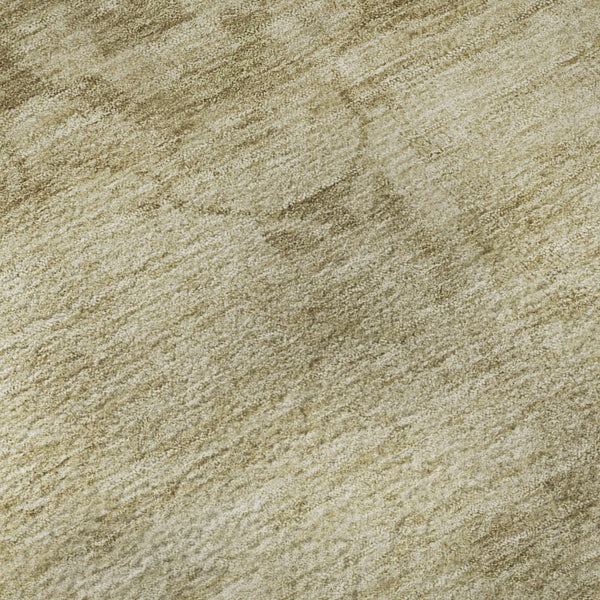 HomeRoots 8' Beige and Taupe Oriental Round Rug – Washable, UV Protected, Durable for Busy Homes & Stylish Décor 695933