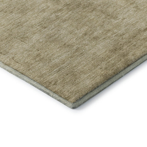 HomeRoots 8' X 10' Beige & Taupe Oriental Area Rug - Durable, Washable, UV-Protected for Busy Homes & Kids 695934