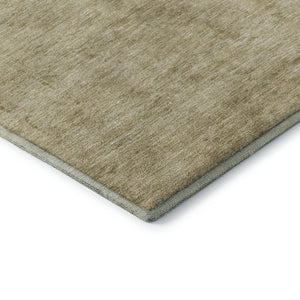 HomeRoots 9' X 12' Beige & Taupe Transitional Oriental Area Rug - Washable, UV-Protected, Stain-Resistant Design 695935