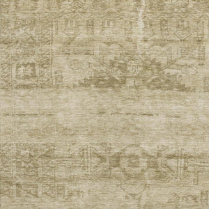 HomeRoots 10' X 14' Beige & Taupe Oriental Area Rug – Washable, UV Protected, Perfect for Busy Homes & Pets 695936