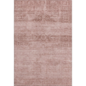 HomeRoots 5' X 8' Blush and Pink Oriental Area Rug - Washable, UV Protected, Pet-Friendly for Any Room 695938