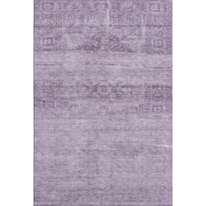 HomeRoots 5' X 8' Plum & Lavender Oriental Area Rug - Washable, UV Protected, Durable for Homes with Kids & Pets 695962