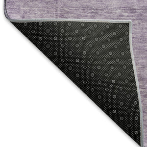 HomeRoots 8' X 10' Plum & Lavender Oriental Area Rug - Washable, UV Protected, Stylish & Durable for Homes 695964