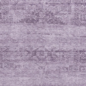 HomeRoots 9' X 12' Plum And Lavender Oriental Area Rug - Stylish, Washable, UV-Protected for Busy Homes! 695965