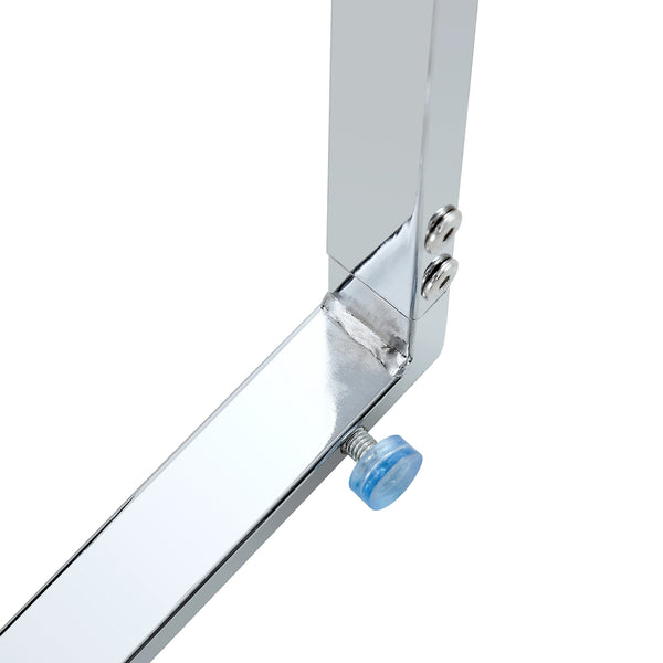 English Elm Luxury Arch Chair Set Of 8 - Stylish Black Pu Dining Chairs With Silver Metal Legs For Modern Spaces W1512S00162