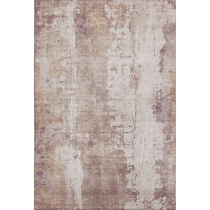 HomeRoots 5' x 8' Blush and Ivory Abstract Area Rug – Stain Resistant, UV Protected, Machine Washable Design! 696010