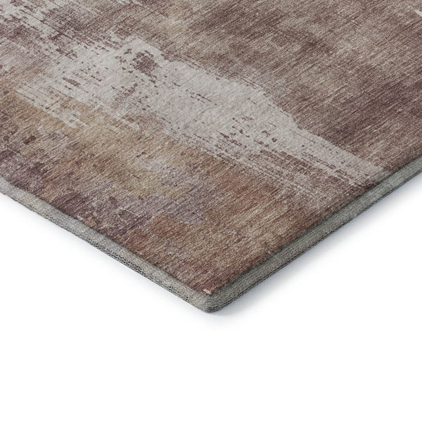 HomeRoots 8' X 10' Blush Ivory Abstract Washable Area Rug with UV Protection - Durable, Stylish & Easy Care! 696012