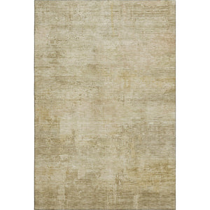 HomeRoots 8' X 10' Abstract Beige & Wheat Washable Area Rug – Durable, UV-Protected, Perfect for Any Space! 696054