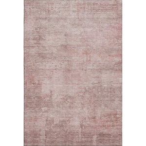 HomeRoots 5' X 8' Blush & Mauve Abstract Washable Area Rug – Kid & Pet Friendly with UV Protection & Non-Slip Backing 696058