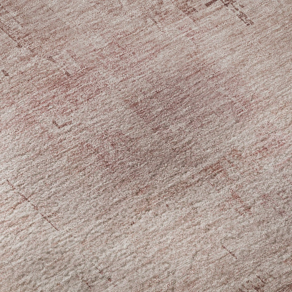 HomeRoots 5' X 8' Blush & Mauve Abstract Washable Area Rug – Kid & Pet Friendly with UV Protection & Non-Slip Backing 696058