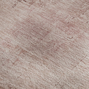 HomeRoots 5' X 8' Blush & Mauve Abstract Washable Area Rug – Kid & Pet Friendly with UV Protection & Non-Slip Backing 696058