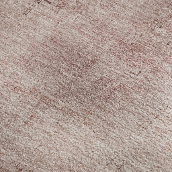 HomeRoots 5' X 8' Blush & Mauve Abstract Washable Area Rug – Kid & Pet Friendly with UV Protection & Non-Slip Backing 696058