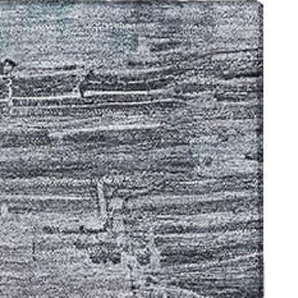 HomeRoots 10' Gray and Blue Abstract Washable Area Rug - UV Protected, Stain Resistant, Modern Design for Homes 696074