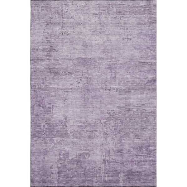 HomeRoots 8' X 10' Abstract Lavender and Purple Area Rug - Washable, UV Protected, Stain Resistant Comfort 696078