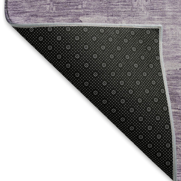 HomeRoots 8' X 10' Abstract Lavender and Purple Area Rug - Washable, UV Protected, Stain Resistant Comfort 696078