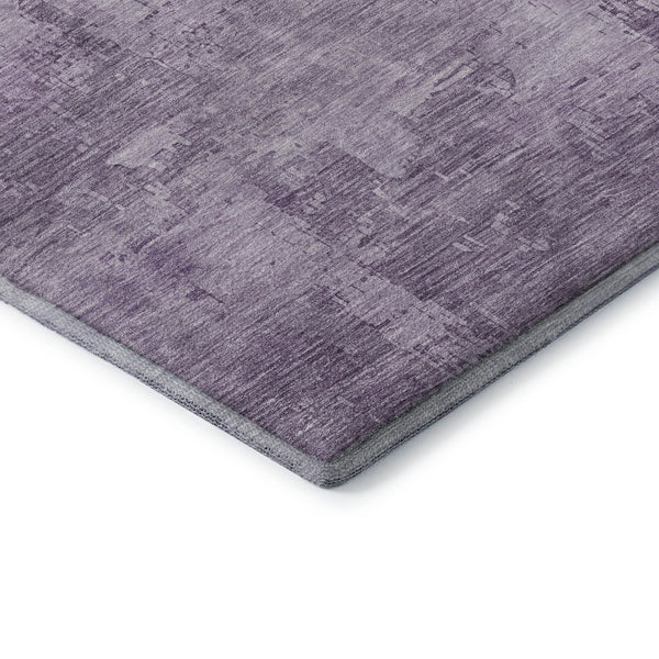 HomeRoots 8' X 10' Abstract Lavender and Purple Area Rug - Washable, UV Protected, Stain Resistant Comfort 696078