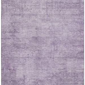 HomeRoots 8' X 10' Abstract Lavender and Purple Area Rug - Washable, UV Protected, Stain Resistant Comfort 696078