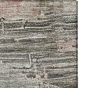 HomeRoots 10' X 14' Sage Gold and Beige Abstract Area Rug - Washable, UV-Protected, Durable for Busy Homes! 696092