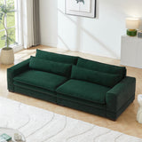 English Elm 104.72'' Mid-Century Sofa Couch Modern Upholstered Couch For Livingroom,Bedroom, Apartment, Home Office Green