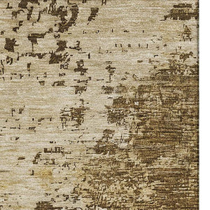 HomeRoots 5' X 8' Modern Abstract Washable Area Rug - Durable, UV-Protected for High-Traffic Homes & Pets 696148