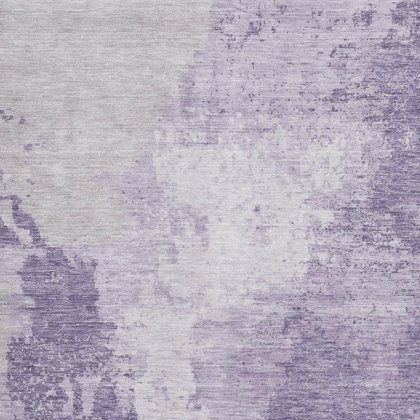 HomeRoots 9' X 12' Plum and Lavender Abstract Area Rug – Durable, Stain-Resistant with UV Protection for Homes 696163