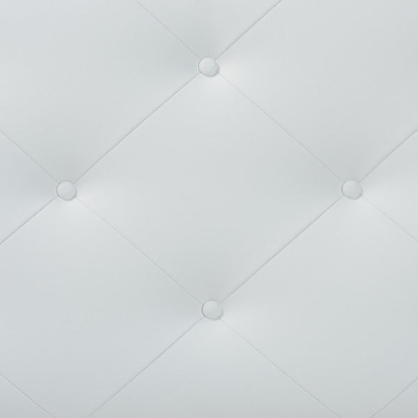 Baxton Studio Baxton Modern Twin Upholstered Headboard with Button-Tufted Design for Chic Bedroom Makeover Baltimore White BBT6431-White-Twin HB