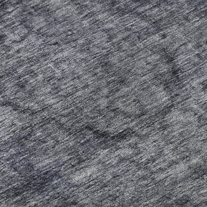 HomeRoots 8' Blue and Gray Abstract Round Rug – Washable, UV-Protected, Stylish & Durable for Modern Spaces 696263