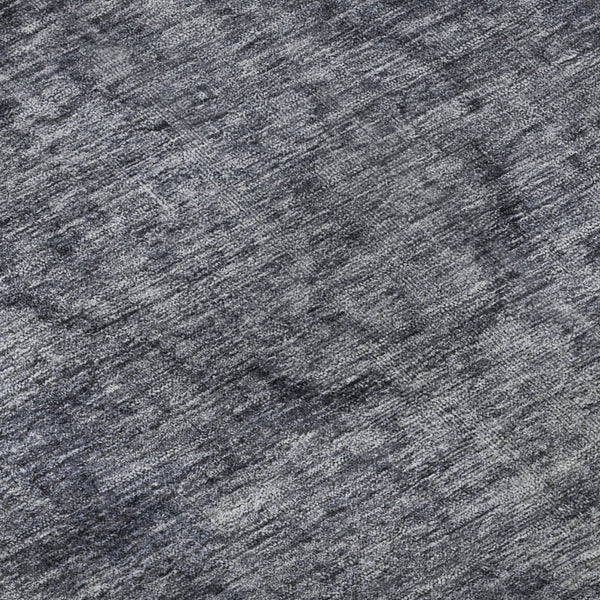 HomeRoots 8' Blue and Gray Abstract Round Rug – Washable, UV-Protected, Stylish & Durable for Modern Spaces 696263