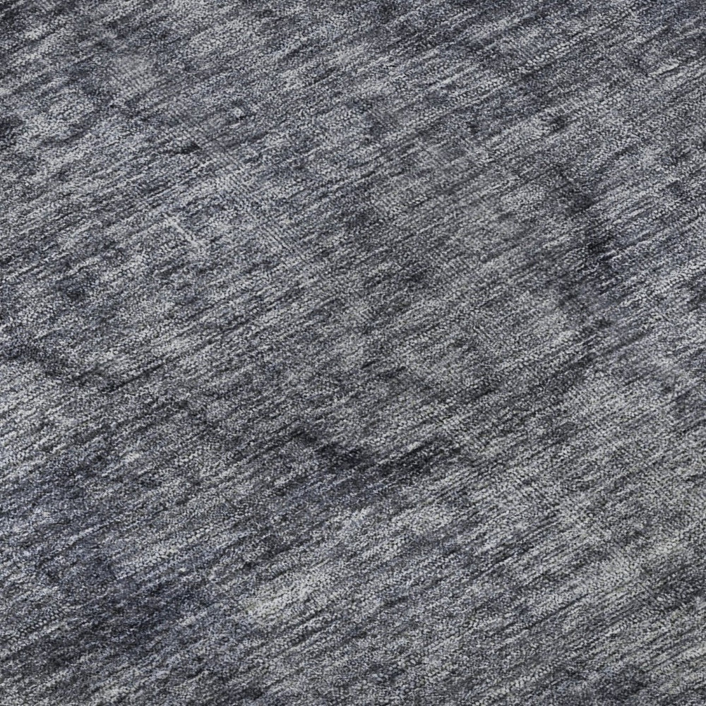 HomeRoots 8' X 10' Blue and Gray Abstract Washable Area Rug - UV Resistant, Soft, Stylish, and Durable Comfort 696264