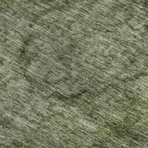 HomeRoots 5' X 8' Green and Silver Abstract Area Rug - Washable, UV Protected, Durable for Busy Households 696268