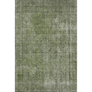 HomeRoots 10' X 14' Green and Silver Abstract Area Rug – Washable, UV Protected, and Stain-Resistant Design 696272
