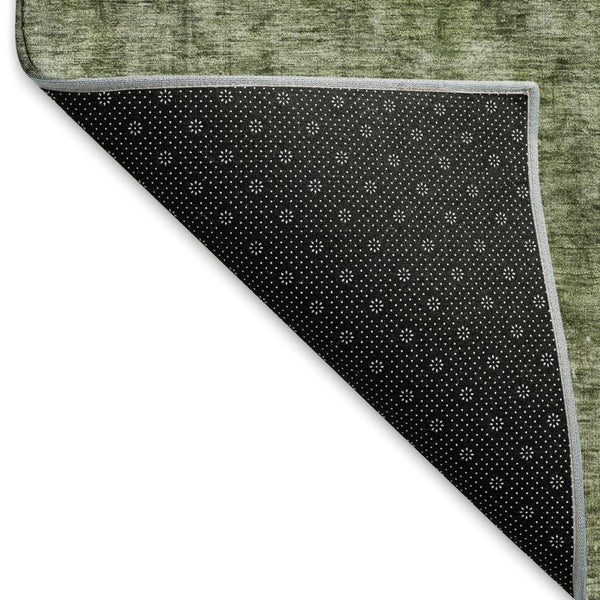 HomeRoots 10' X 14' Green and Silver Abstract Area Rug – Washable, UV Protected, and Stain-Resistant Design 696272