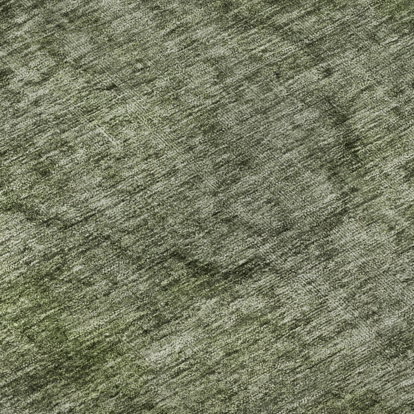 HomeRoots 10' X 14' Green and Silver Abstract Area Rug – Washable, UV Protected, and Stain-Resistant Design 696272