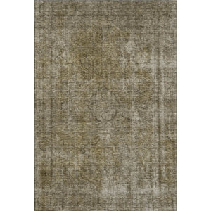 HomeRoots 8' X 10' Pewter and Silver Abstract Washable Area Rug – Stylish, Durable, UV-Protected for Homes 696276
